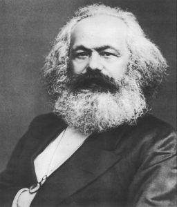 Karl Marx. Portrettfoto