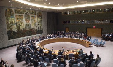 Et møte i Sikkerhetsrådet.