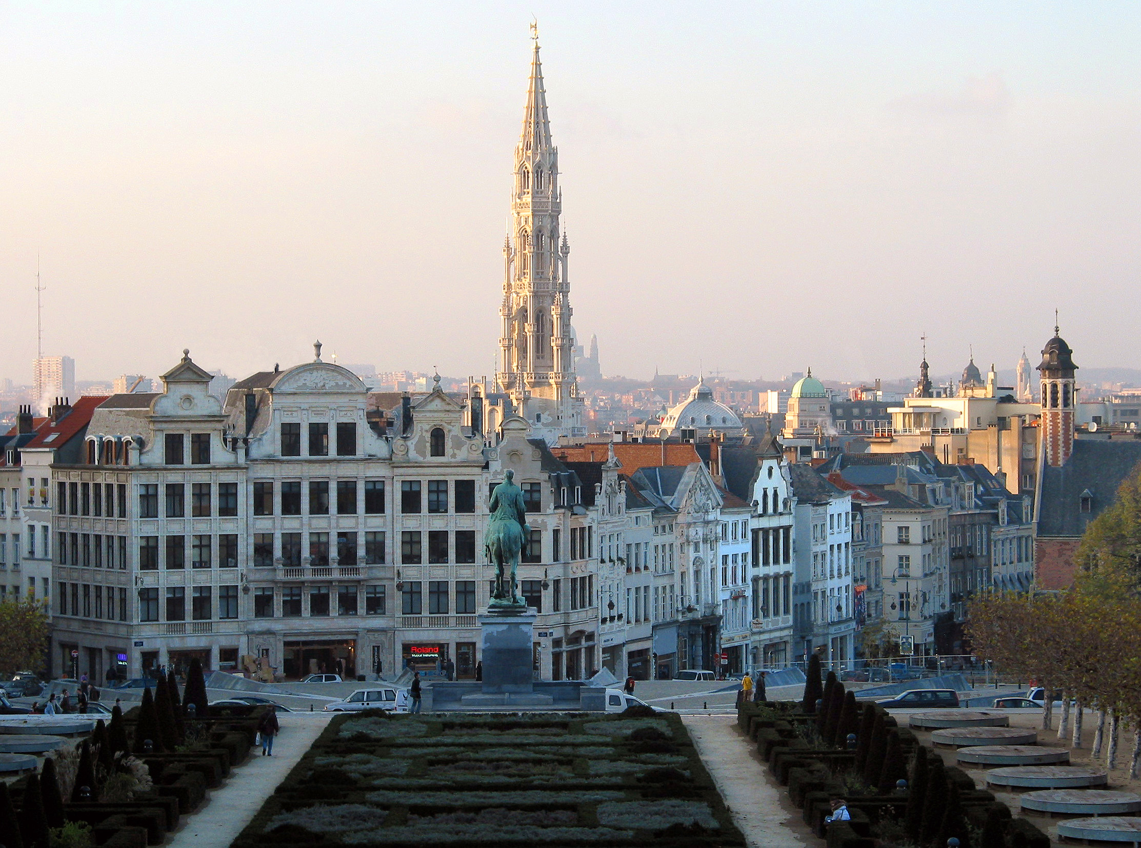 Utsiktsbilde over Brussel