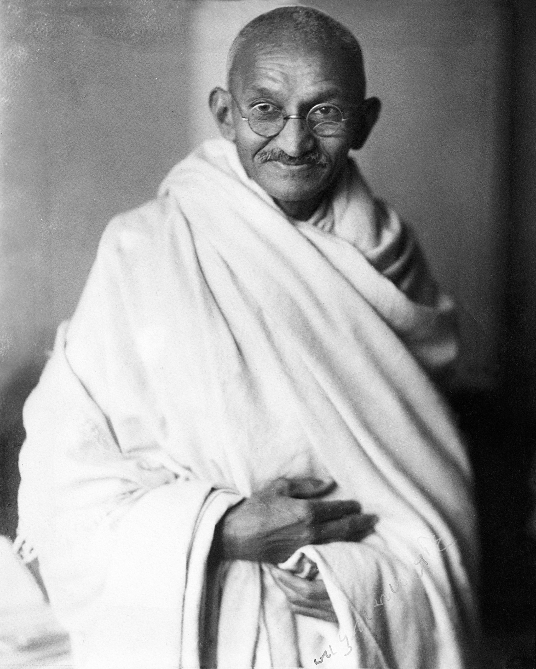 Portrett av Gandhi