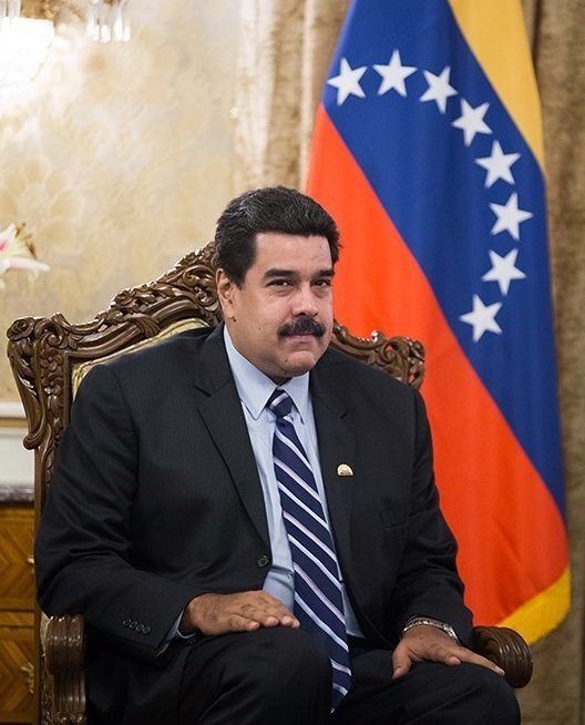 Portrett av Nicolás Maduro