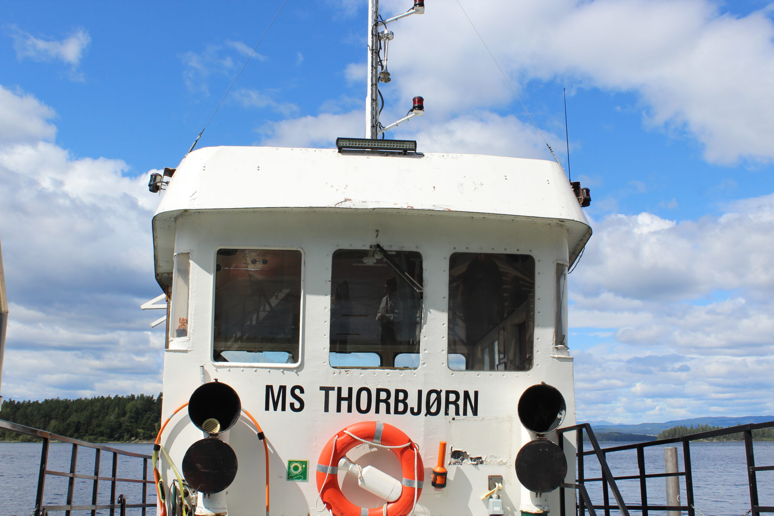 MS Thorbjørn frakter deltakere til og fra Utøya 
Foto: Katarina Hodal