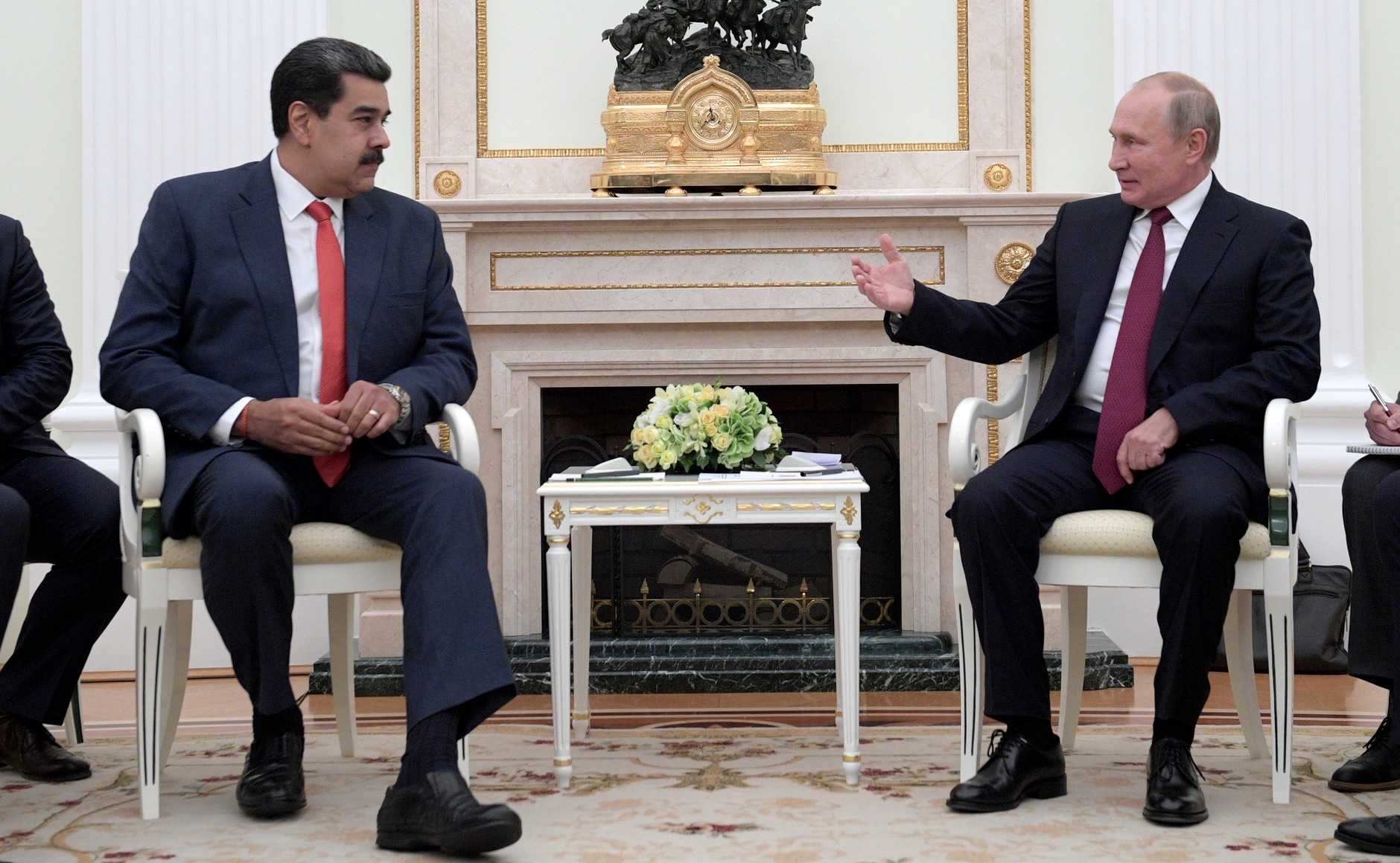 
Venezuelas president Nicolas Maduro sammen med Russlands president Vladimir Putin. Foto: Press Service of the President of the Russian Federation/Wikimedia Commons (CC BY 4.0).